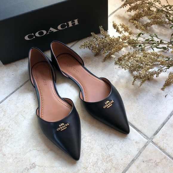 【COACH】POINTED TOE FLATS. Size 7.5 - Picture 2 of 8
